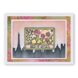 Art Nouveau Bed of Roses & Poppy Fields A5 Stamp Set