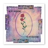 Art Nouveau Flowers & Panels A5 Stamp Set