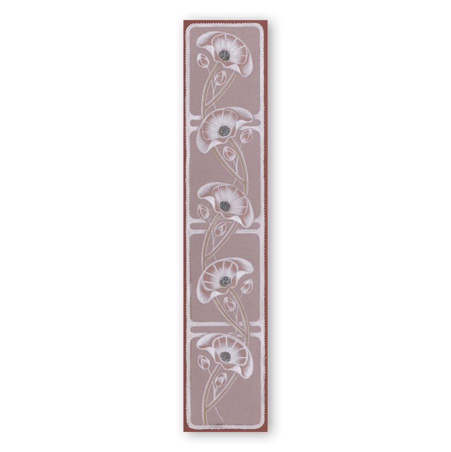 Art Nouveau Poppies A5 Square & Groovi Border Plate Set
