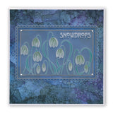 Art Nouveau Snowdrops A6 Groovi Plate