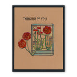 Art Nouveau Best Wishes & Thank You A5 Stamp Set