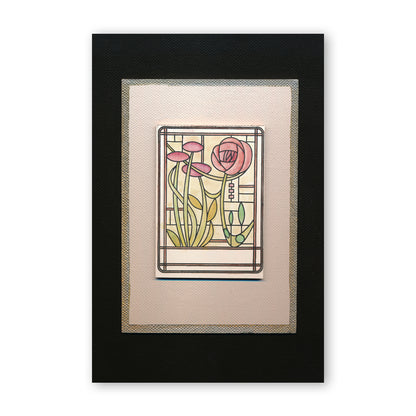 Art Nouveau Best Wishes & Thank You A5 Stamp Set