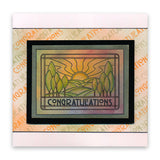 Art Nouveau Congratulations & Thinking of You A5 Stamp Set