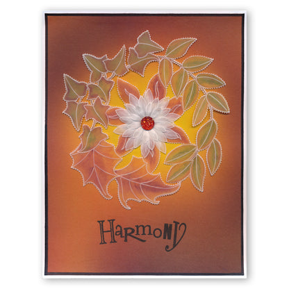 Autumn Rounds A5 Square Groovi Plate Set