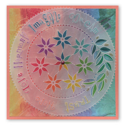 Autumn Rounds A5 Square Groovi Plate Set