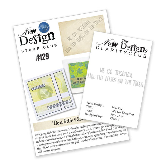 New Design Stamp Club Back Issue - 129 - We Go Together