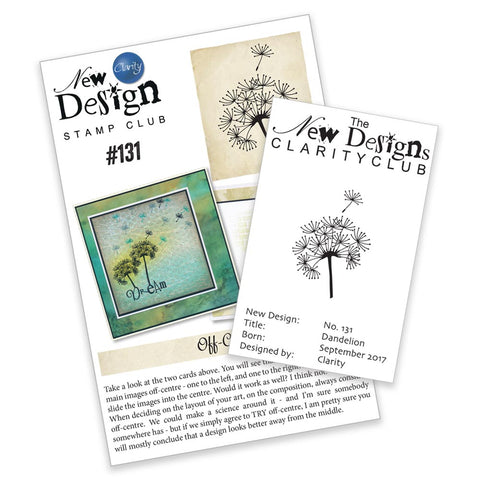 New Design Stamp Club Back Issue - 131 - Dandelion