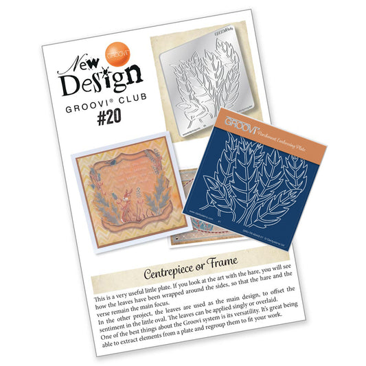 New Design Groovi® Club Back Issue - 20 - Funky Leaves