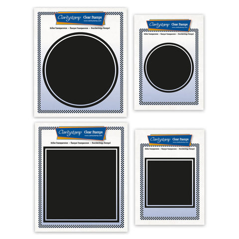 Square & Circle Backdrops A5 Square & A6 Stamp Collection