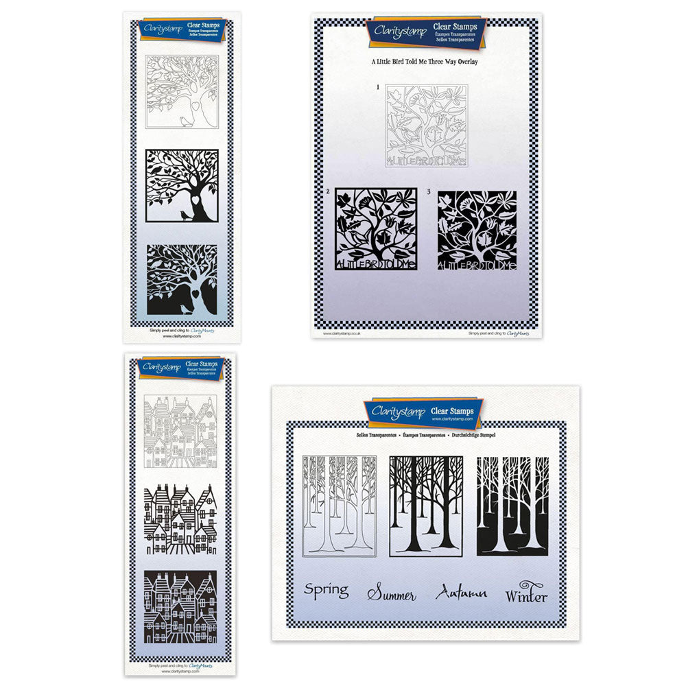 Barbara's Favourites Three Way Overlay A4 & A5 Stamp Collection