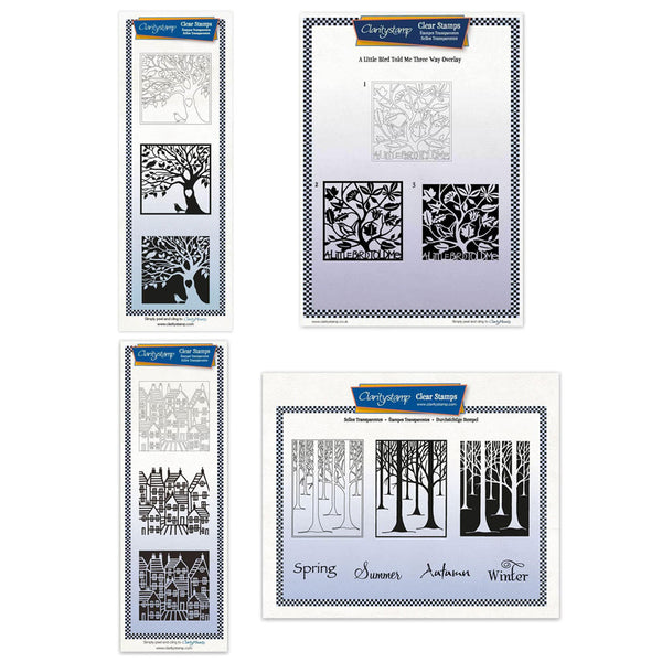 Barbara's Favourites Three Way Overlay A4 & A5 Stamp Collection