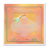 Barbara's Christmas Baubles Collection A5 Square Groovi Plate Set