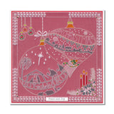 Barbara's Christmas Baubles Collection A5 Square Groovi Plate Set
