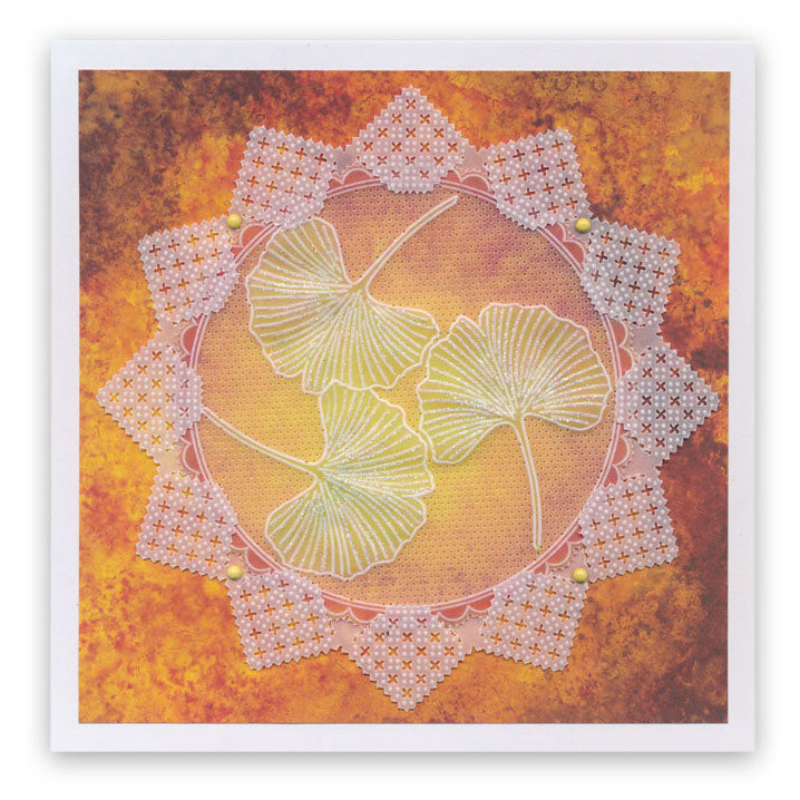 Barbara's Ginkgo Spray A6 Groovi Plate