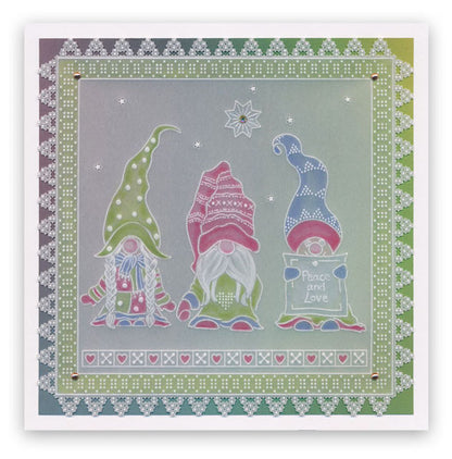 Barbara's Güd Gnomes A5 Square Groovi Plate