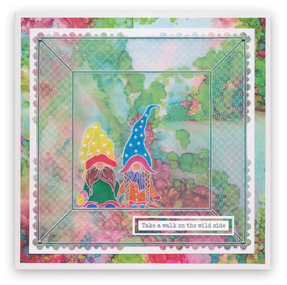 Barbara's Güd Gnomes A5 Square Groovi Plate