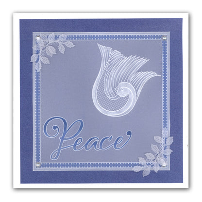 Nested Circles & Squares A5 Square Groovi Plate Set