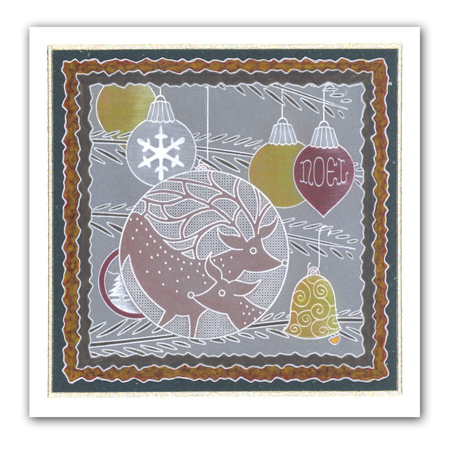 Nested Deckle Circles & Squares A5 Square Groovi Plate Set