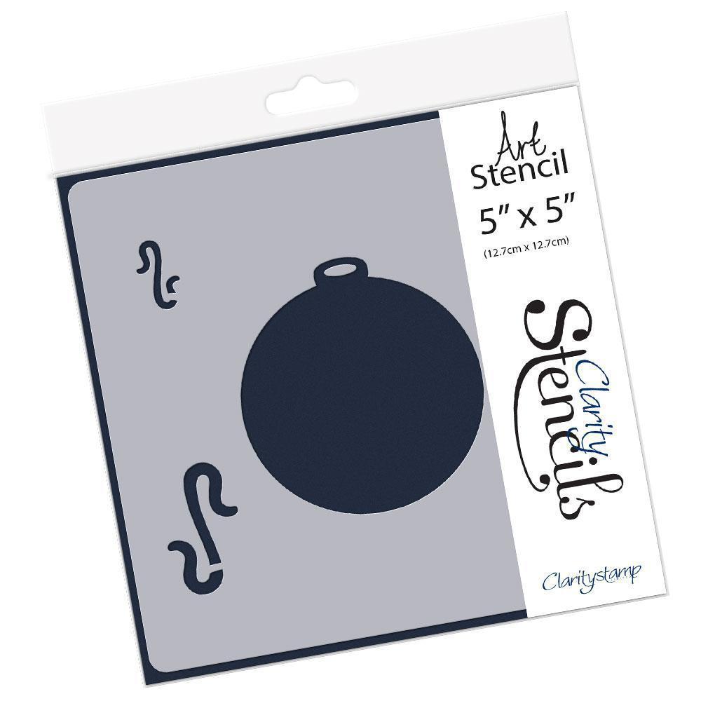 Christmas Bauble Aperture 5" x 5" Stencil