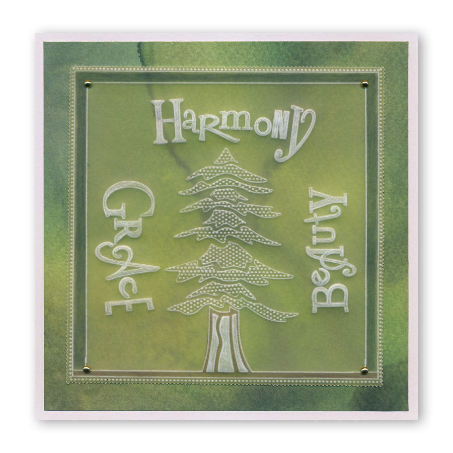 Beauty & Hope Word Chains Groovi Border Plate