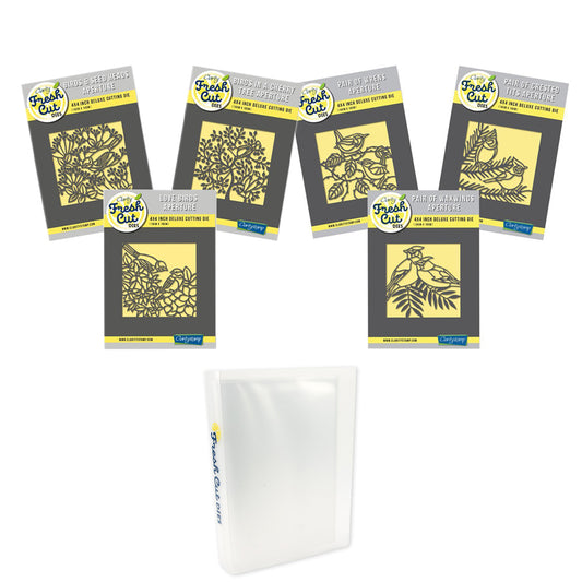 Birds & Foliage Aperture Clarity Fresh Cut Die Collection & Storage Folder