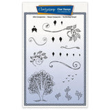 Barbara's SHAC Woodland Birds on a Wire A5 Stamp & Mask Set