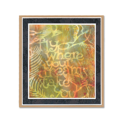 CLEARANCE Fly Where Your Dreams Take You - Three Way Overlay A4 Slim Stamp Set