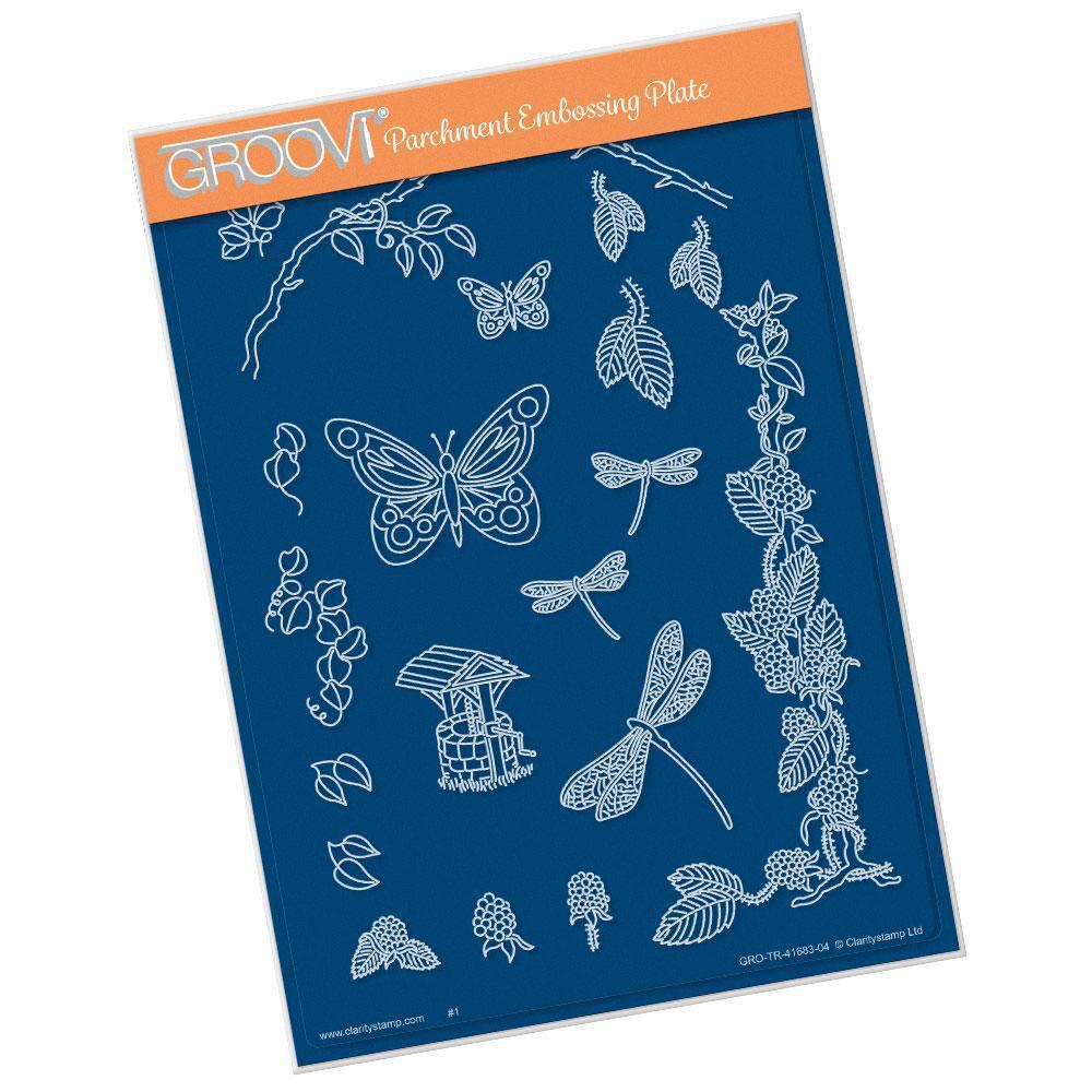 Barbara's SHAC Woodland Blackberry A5 Groovi Plate