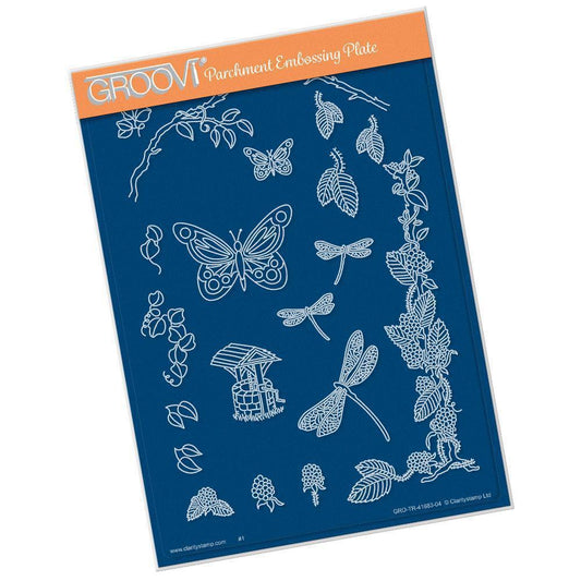 Barbara's SHAC Woodland Blackberry A5 Groovi Plate