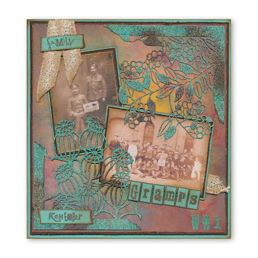 Flowers & Foliage Aperture Quartet Clarity Fresh Cut Dies