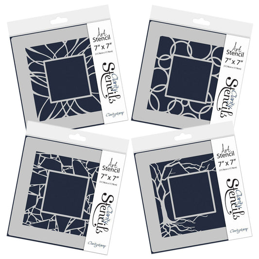 Box Frames 1 7" x 7" Stencil Collection