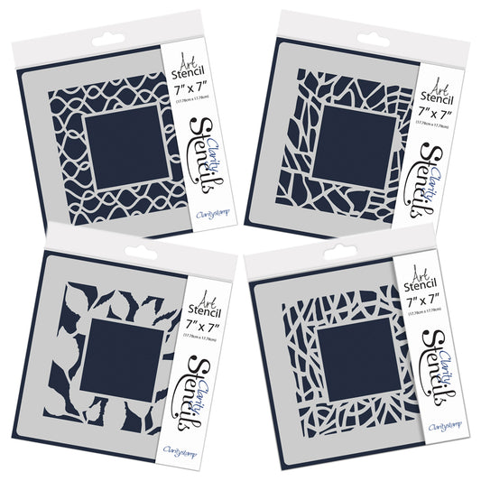 Box Frames 2 7" x 7" Stencil Collection