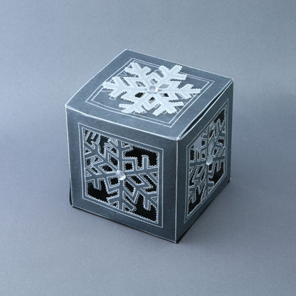 Christmas Cube Box A4 Groovi Tem-plate