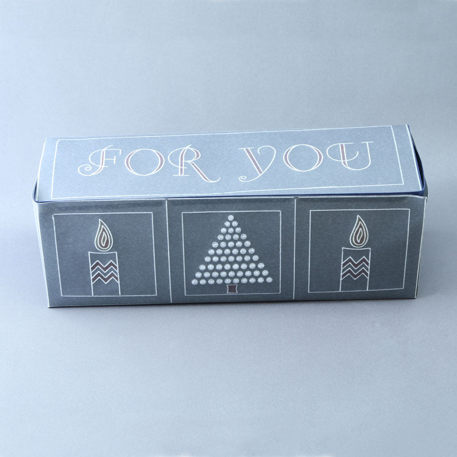 Christmas Cube Box Tem-plate A4 & Border Groovi Collection