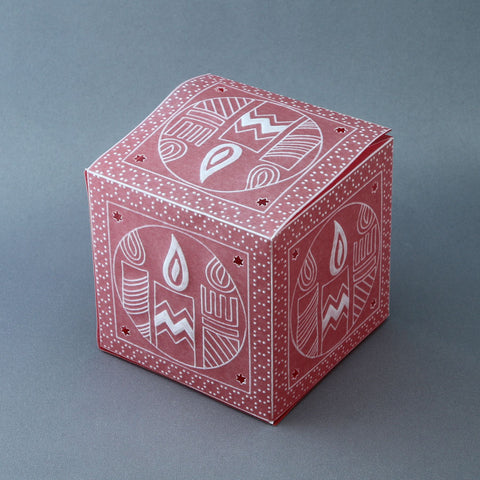 Christmas Cube Box Tem-plate A4 & Border Groovi Collection – Claritystamp