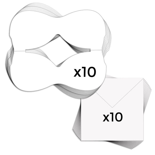 Bra Card Blanks & Envelopes