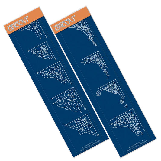Brad Corners Groovi Border Plate Set