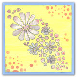Jo's Bubbles & Flower Power 7" x 7" Stencil Collection