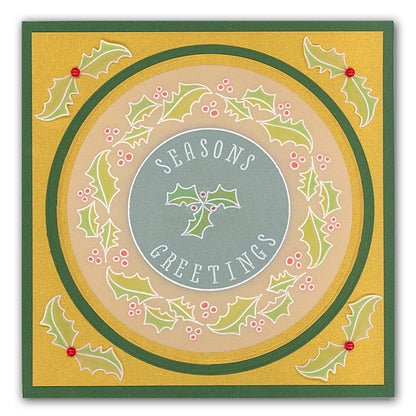 Bunting & Baubles Groovi Border Plate Set