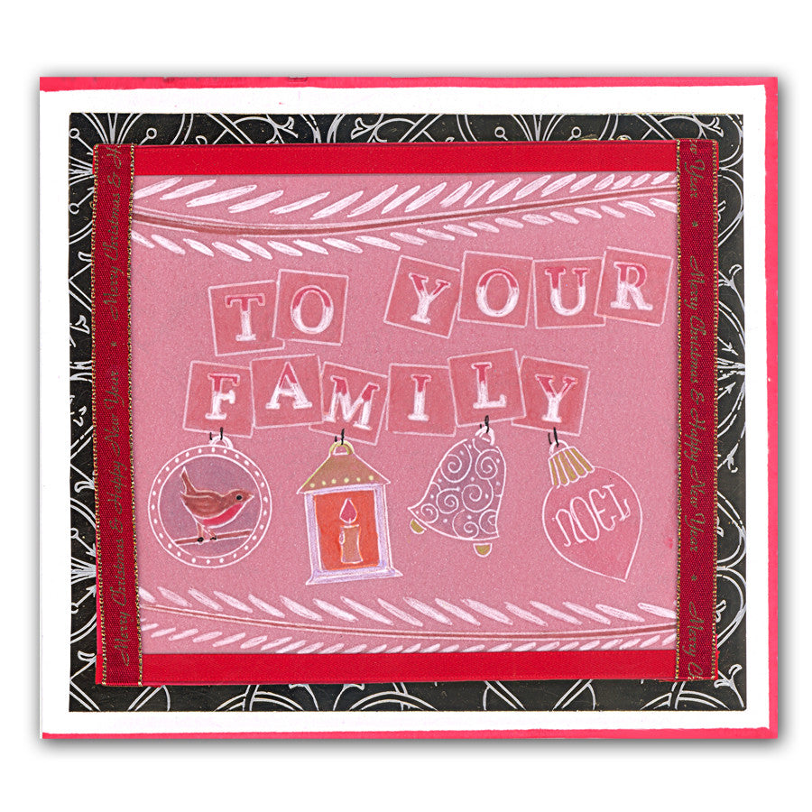 Bunting & Baubles Groovi Border Plate Set