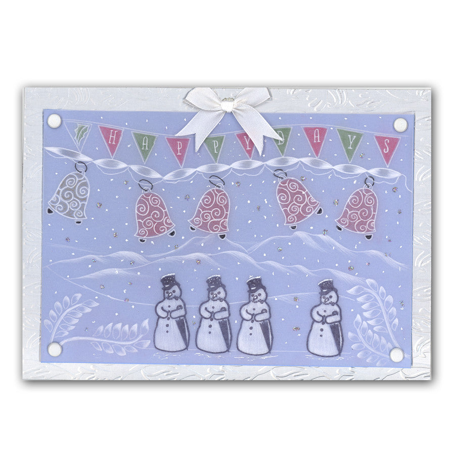 Bunting & Baubles Groovi Border Plate Set