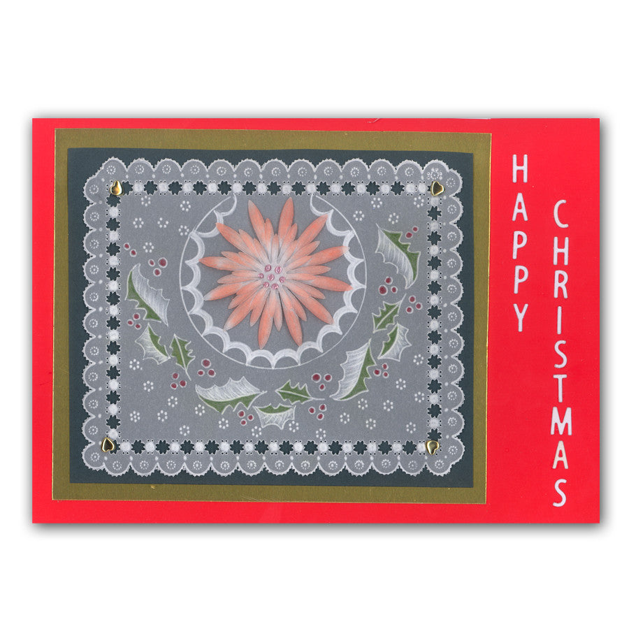 Bunting & Baubles Groovi Border Plate Set