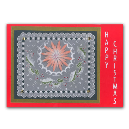 Bunting & Baubles Groovi Border Plate Set