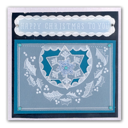 Bunting & Baubles Groovi Border Plate Set