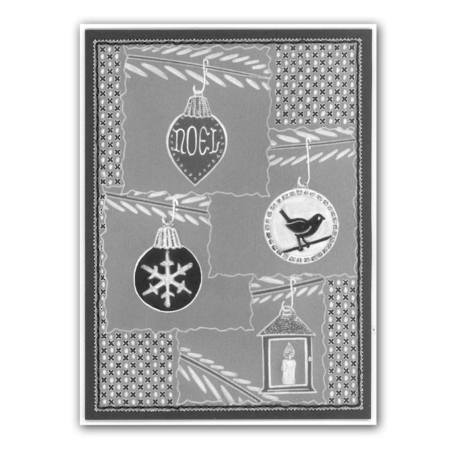 Bunting & Baubles Groovi Border Plate Set