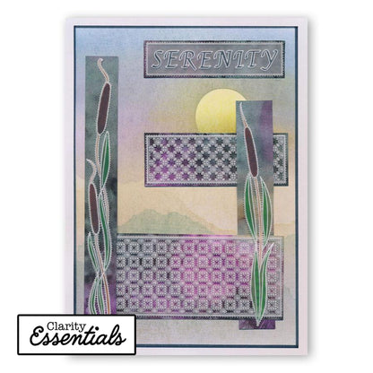 Calligraphy Alphabet A4 Plate Mate for A5 Groovi Plates