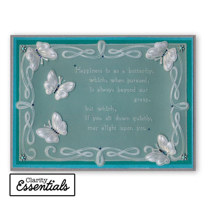 Calligraphy Alphabet A4 Plate Mate for A5 Groovi Plates