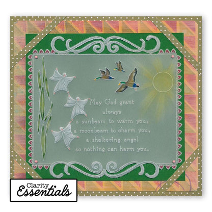 Calligraphy Alphabet A4 Plate Mate for A5 Groovi Plates