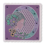 Fleur Cameo A6 Square Groovi Baby Plate