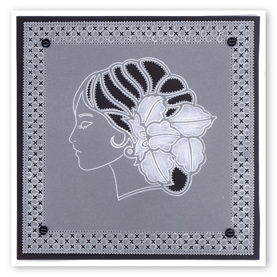 Ivy Cameo A6 Square Groovi Plate